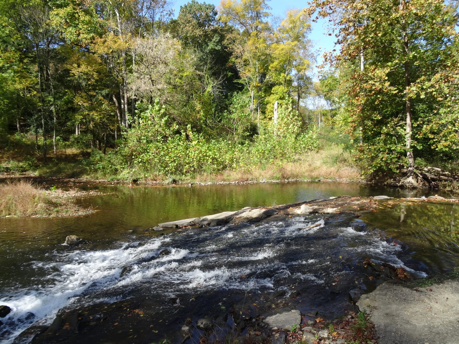 Red Clay Creek along the Auburn Valley Trail in Yorklyn, Delaware