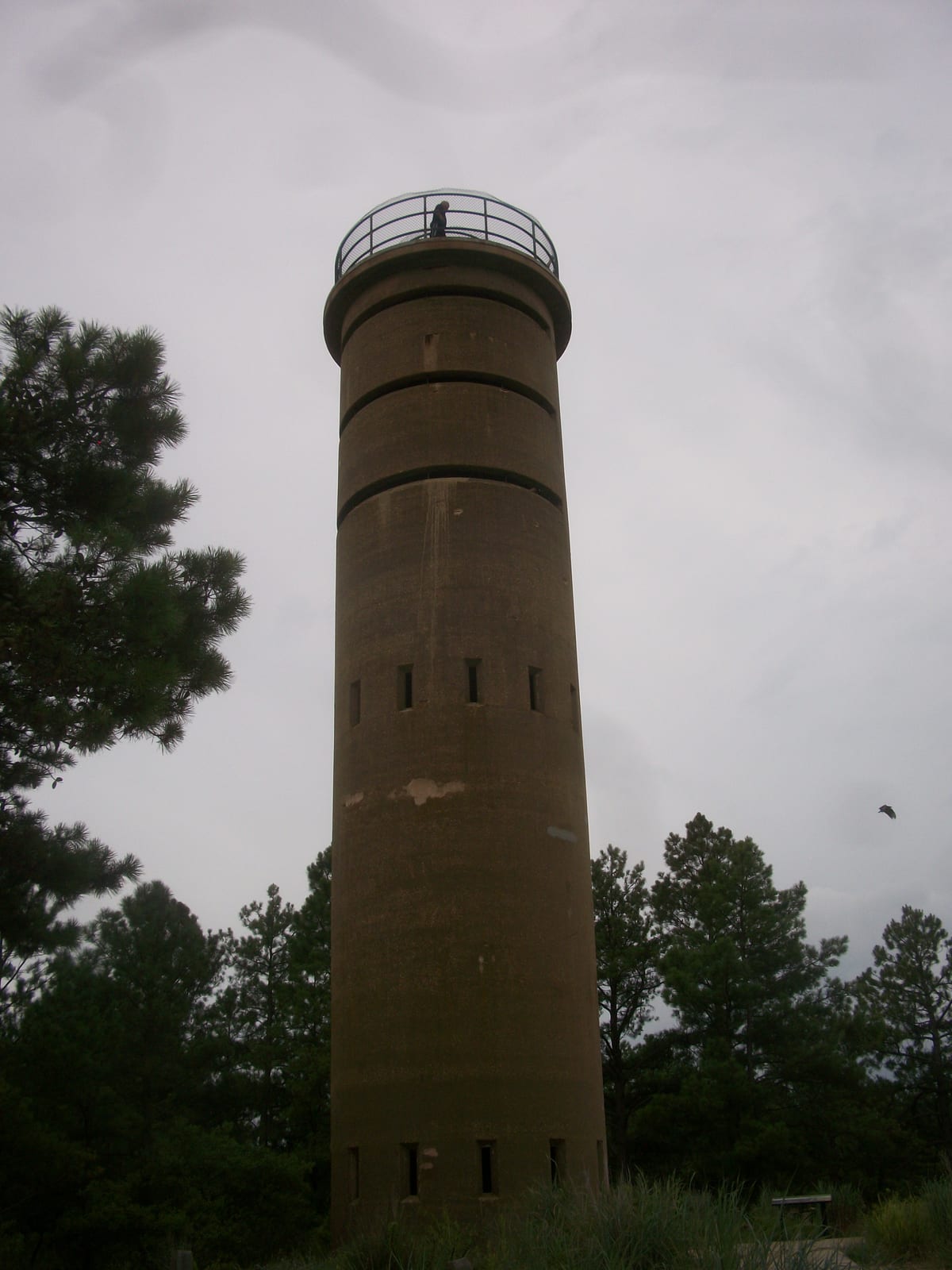 A WWII observation tower in the dunes at Cape Henlopen State Park, Lewes, Delaware