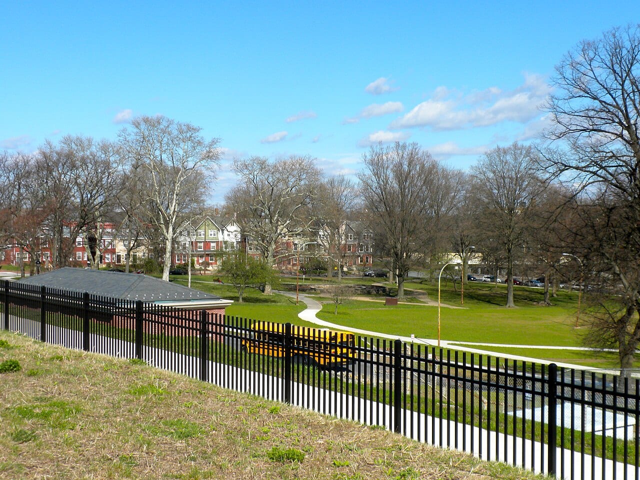 Cool Spring Park Historic District on NRHP since December 27, 1983. Historic District is bounded by Park Pl., Jackson, Van Buren, and 10th Sts. (same as the park). The Cool Spring 