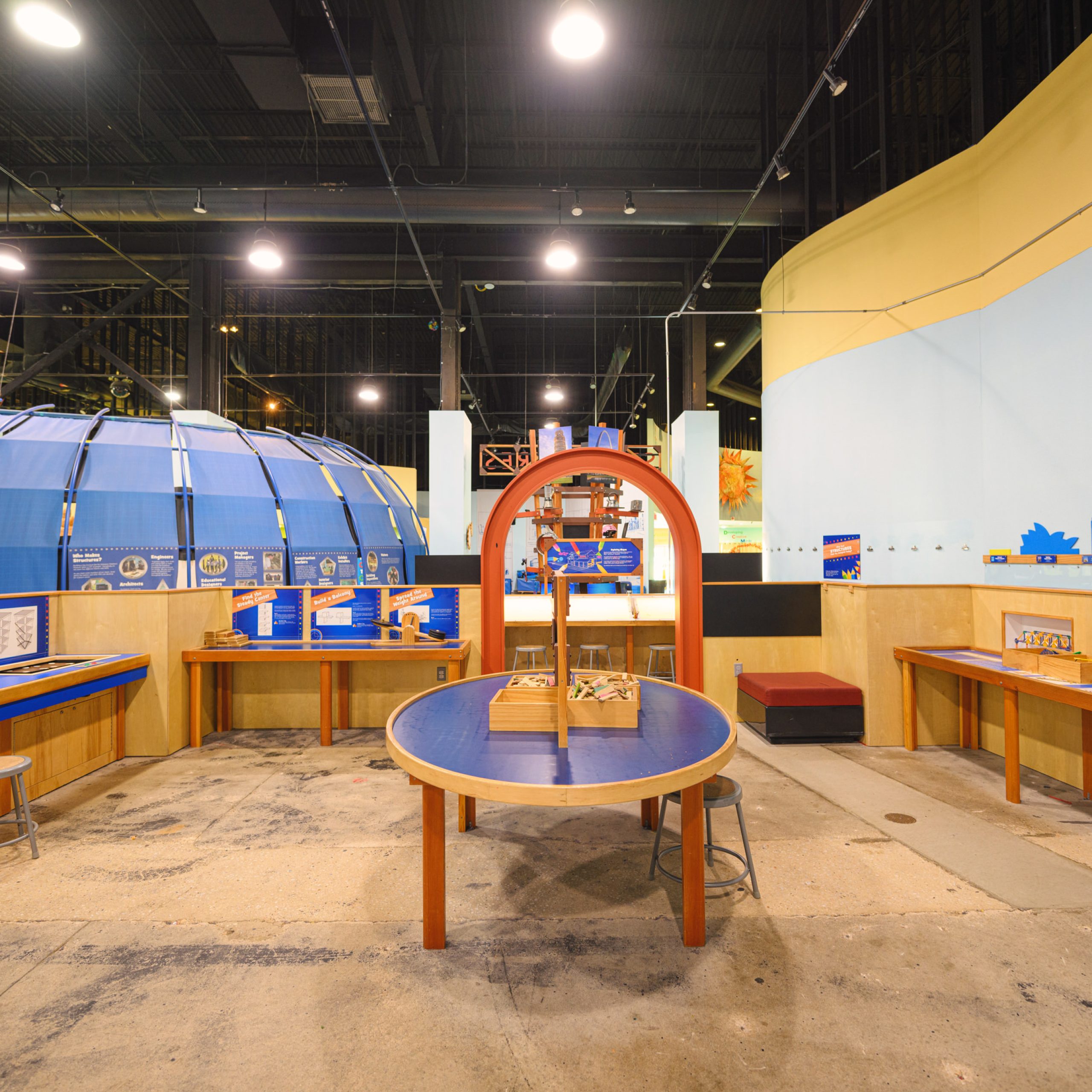 Children exploring an exhibit at the Delaware Children's Museum