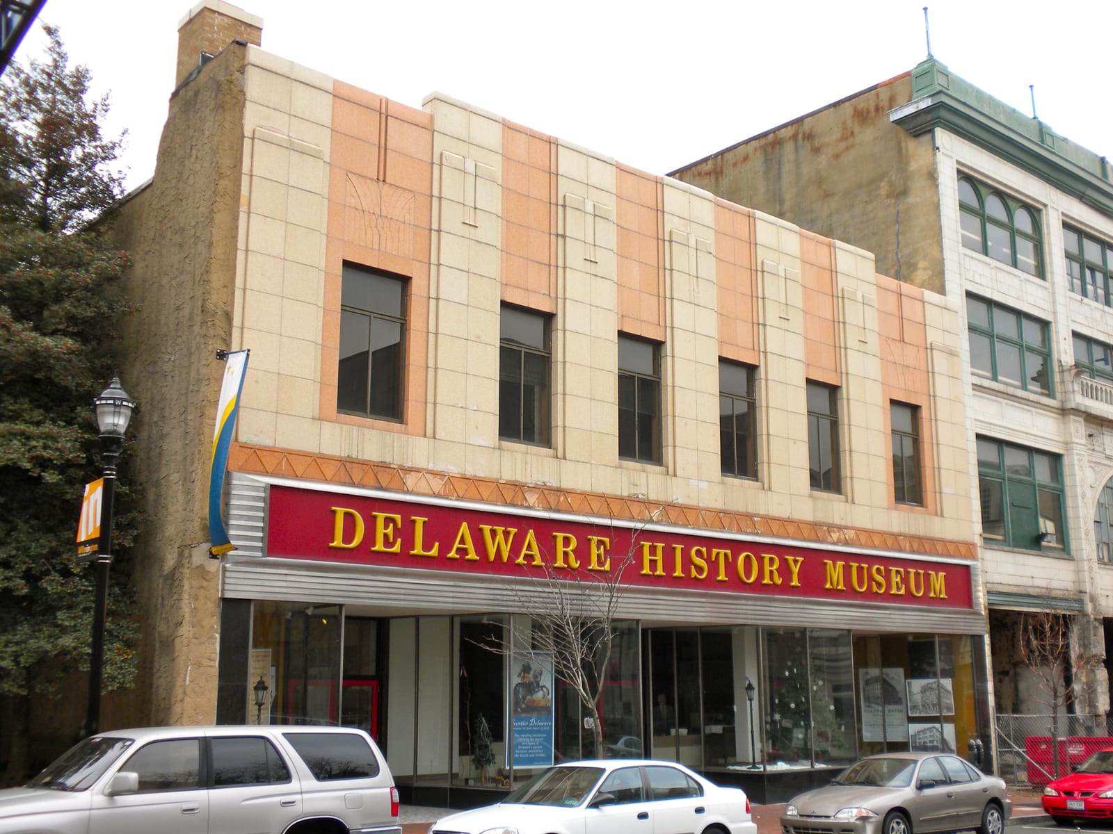 The Delaware History Museum on Market Street in Wilmington, Delaware