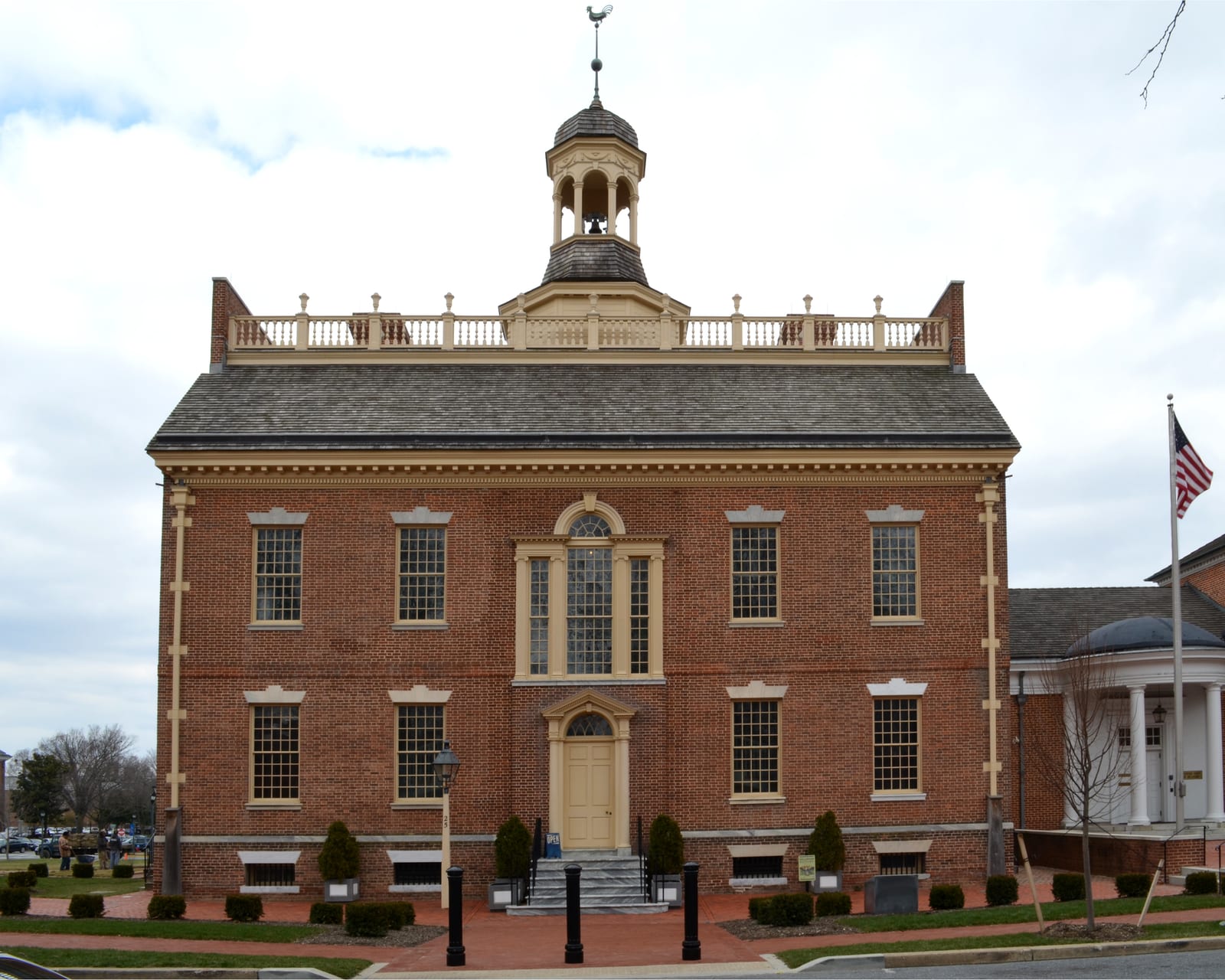 The historic Old State House on The Green in Dover, Delaware