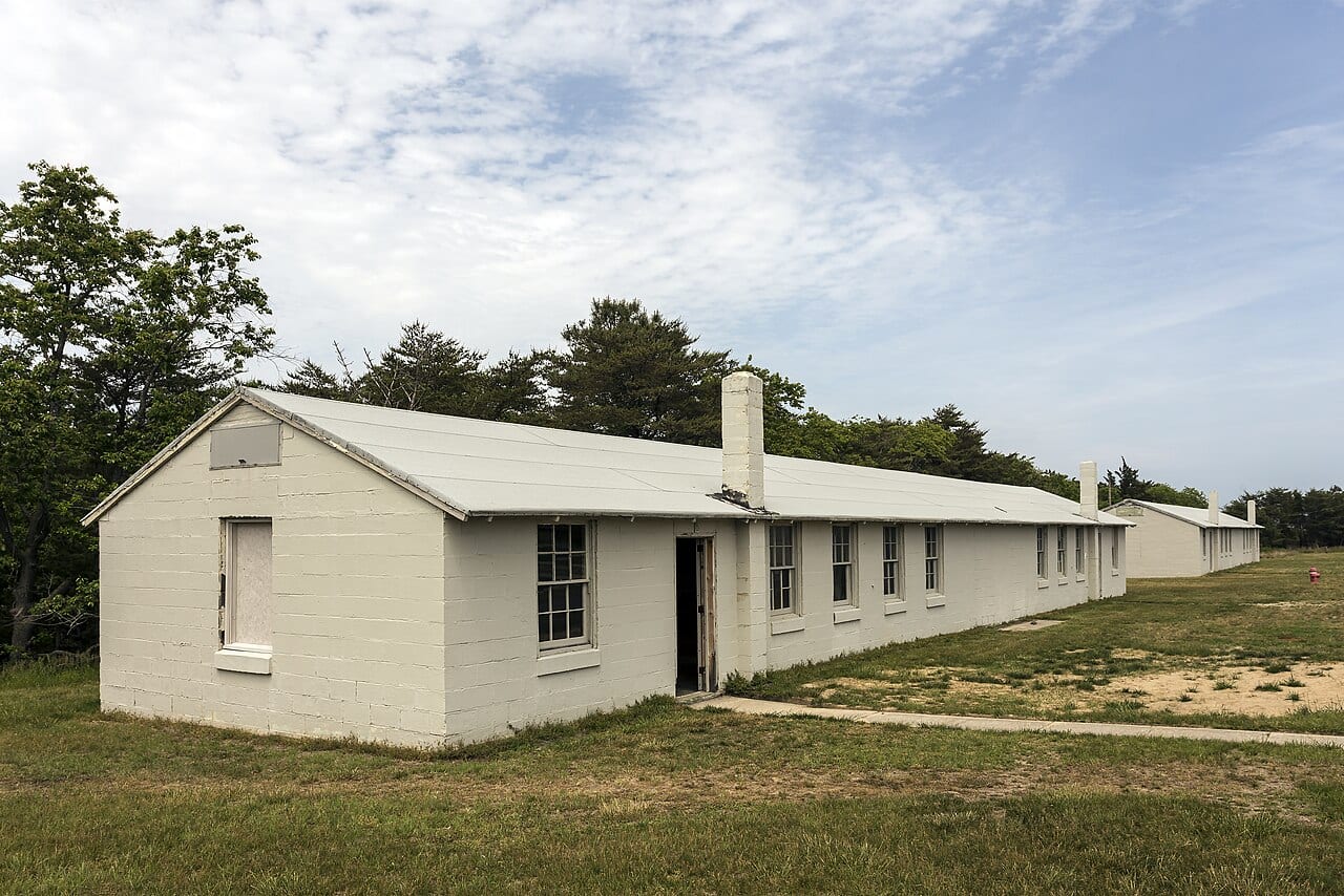Barracks (T-603 and T-604) at Fort Miles, Delaware, USA