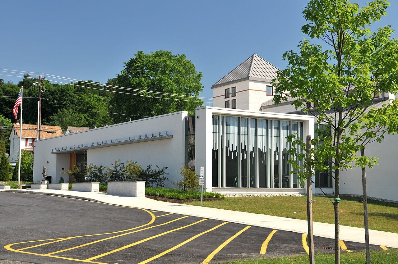 The newly-renovated Hockessin Public Library.