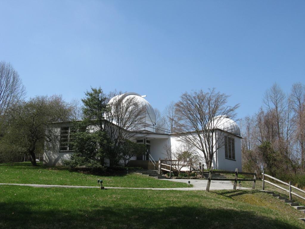 The dome of Mt. Cuba Astronomical Observatory in Greenville, Delaware