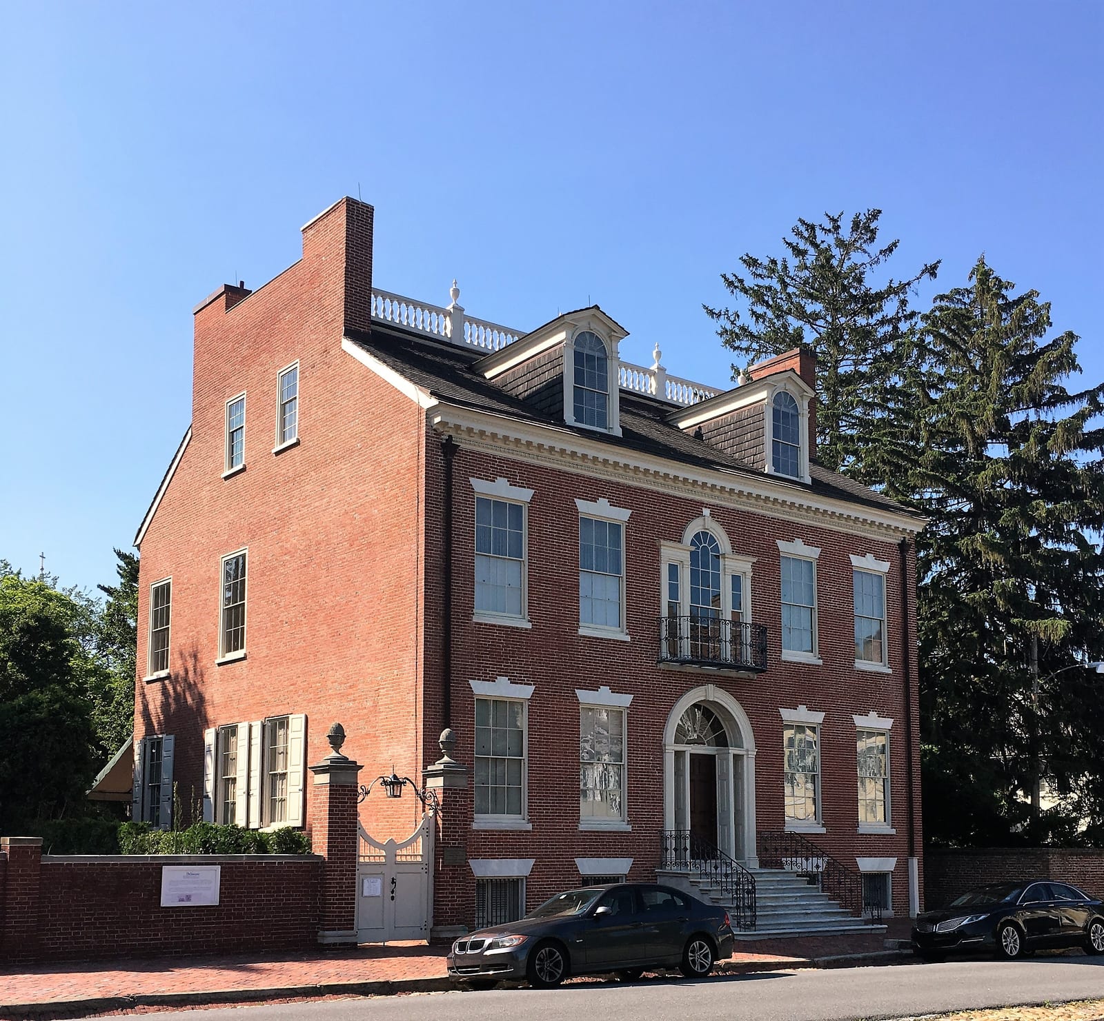The George Read II House (Read House & Gardens) on The Strand in Historic New Castle, Delaware