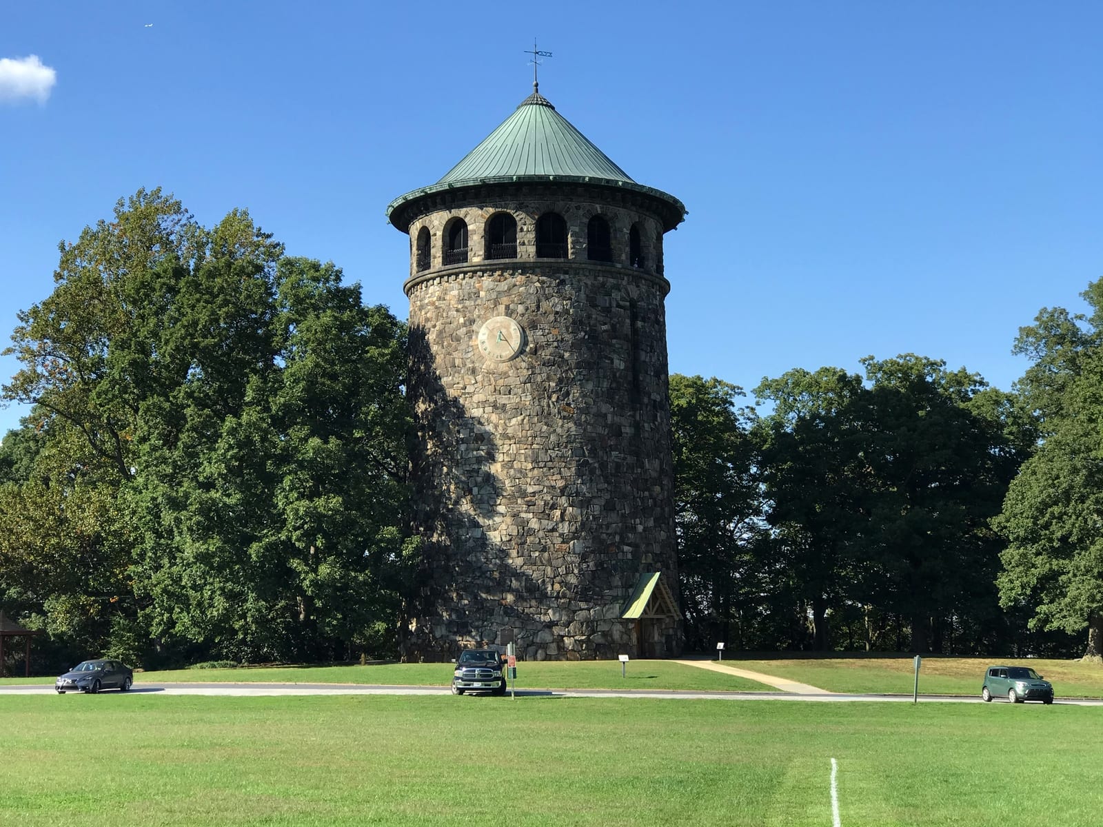 Rockford Tower, the historic stone water tower at Rockford Park in Wilmington, Delaware