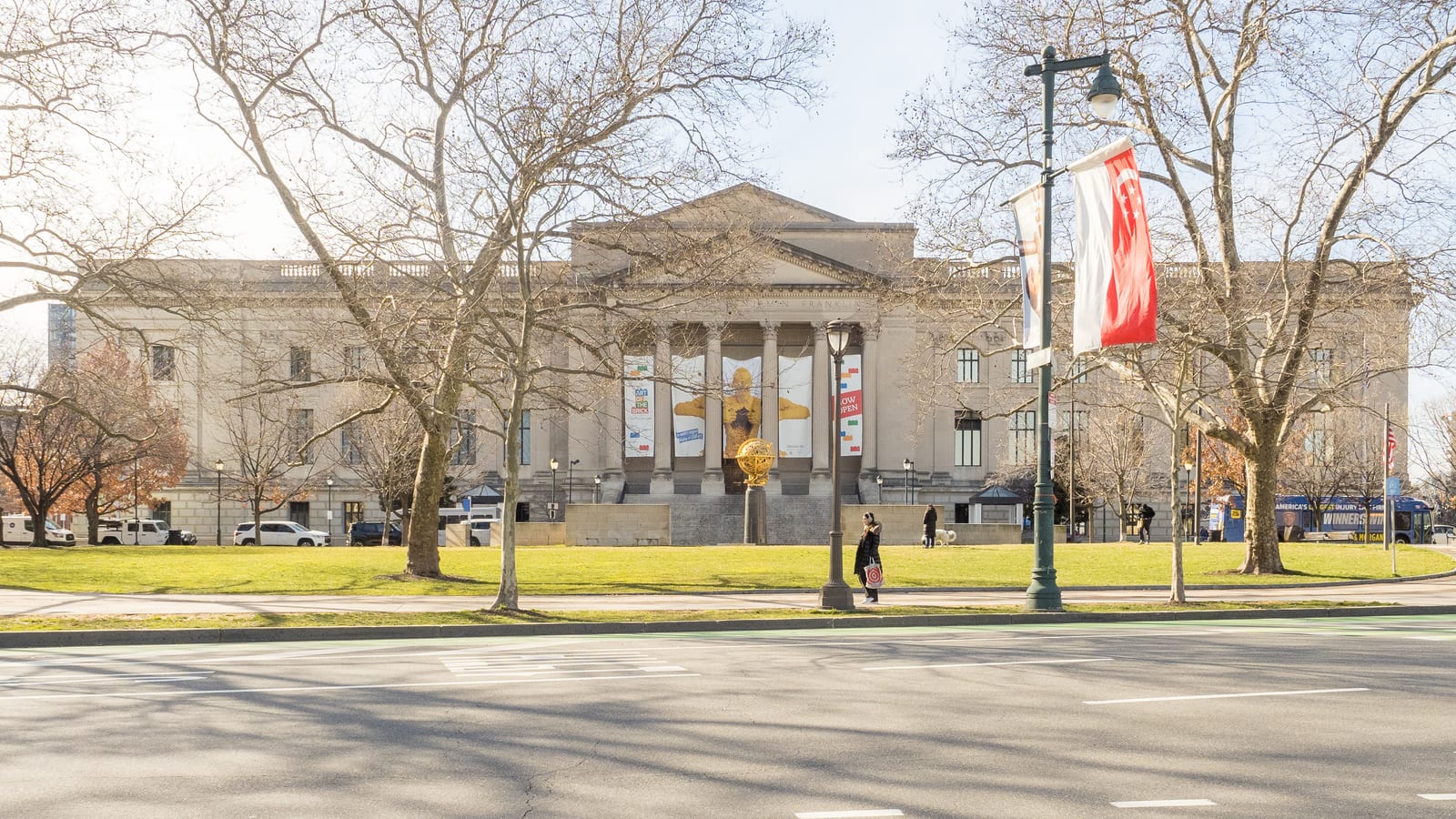 The exterior of the Franklin Institute science museum in Philadelphia
